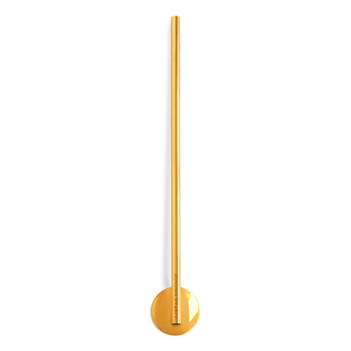 paille en acier, finition or 19 cm Cocktail Kingdom STRW-75G6