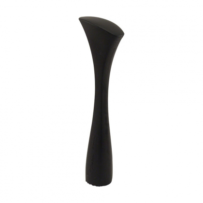 Pilon ergonomique dentelé L 22 cm en plastique noir