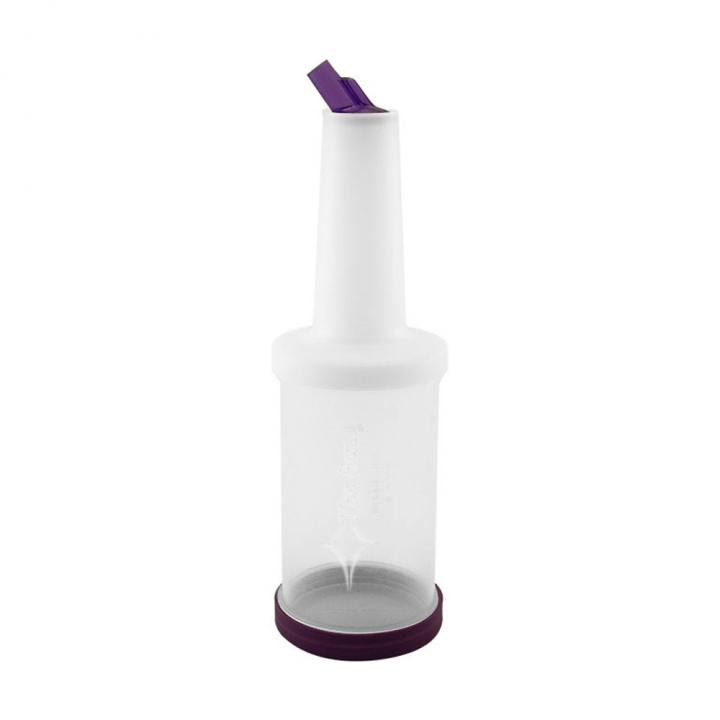Store n pour standard 1L en plastique transparent, bec et bouchon violets